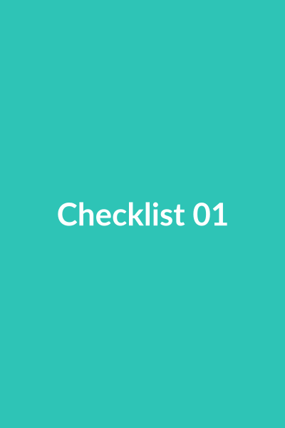 Checklists e Passo a Passo — Exemplo 1