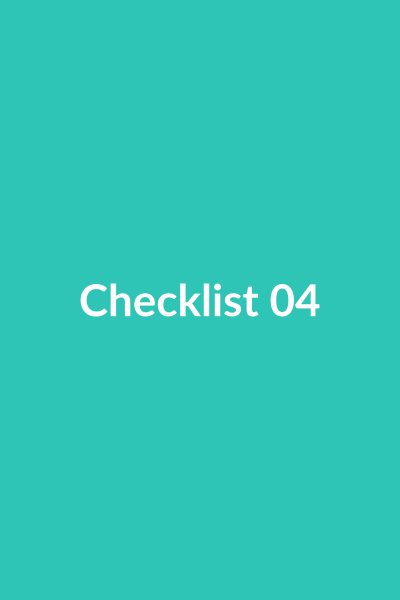 Checklists e Passo a Passo — Exemplo 4